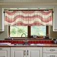 thumbnail image 3 of Yayeee Kitchen Curtains Tier Set of 2 Light Filtering 57"x24" Over Sink Window Panels, Soft Pink Pattern, 3 of 7