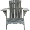 thumbnail image 2 of Safavieh Mopani Outdoor Acacia Wood Adirondack Chair, Ash Gray, 2 of 5