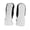 White, variant on M Buder Kids Winter Snow Gloves Boys Girls Windproof Waterproof Warm Thinsulate Lined Ski Mittens, 1 Pair Thick Insulated Hand Warmer for Cold Weather Outdoor Activities, White, 9.45 inches / 24 cm
