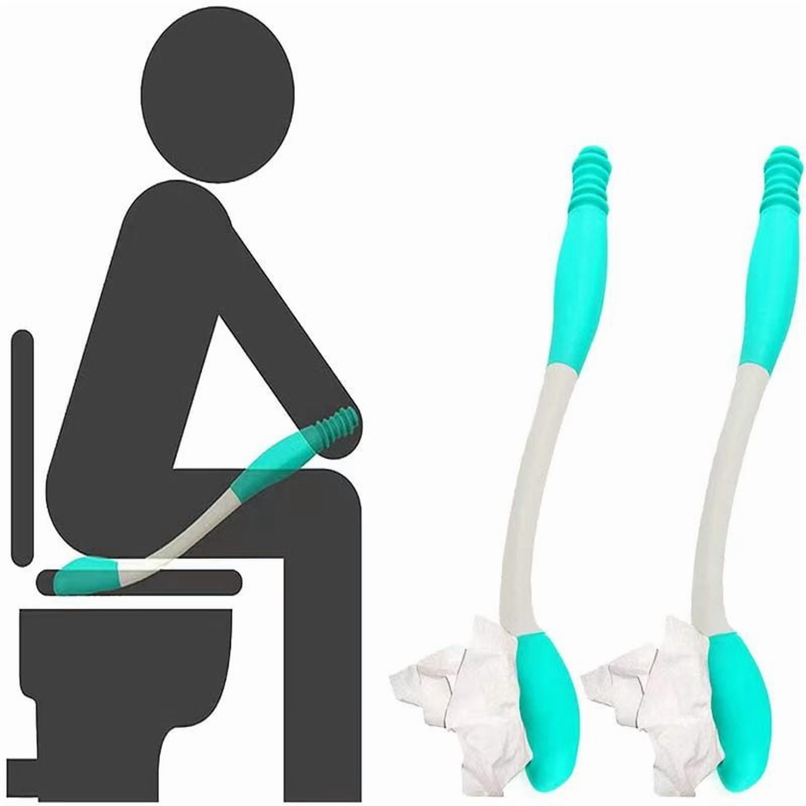 Long Reach Comfort Butt Wiper, 15.7 Inch Bottom Buddy Aids for Personal Hygiene, 2 Pack