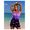 Purple, variant on Tankini Swimsuit for Women - Polka Dot and Daisy Halter Top with Flared Skirt Bottom - Tie Front Bathing Suit - Modest Swimwear for Beach, Pool, Vacation - UPF 50+