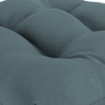 thumbnail image 5 of Jordan Manufacturing Sunbrella 18" x 18" Cast Lagoon Teal Solid Square Tufted Contoured Outdoor Wicker Seat Cushion (2 Pack), 5 of 11