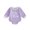 Purple, variant on RUINIXCW New to The Crew Baby Boy Girl Fall Winter Outfit Bubble Romper Newborn Baby Boy Girl Hospital Coming Home Outfit Waffled Striped Letter Long Sleeve Bodysuit