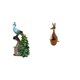 thumbnail image 1 of Estatua de , estante de escritorio, decoración del hogar, figura de escritorio, artesanía de animales, escultura de resina de madera adecuada, 1 of 8