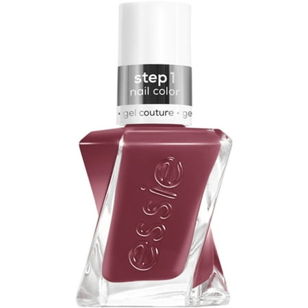 gel couture by essie gel-like nail polish, vegan, purple, not what it seams, 0.46 fl oz