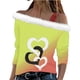 thumbnail image 2 of Xuyuer Valentine Shirt Women Love Heart Graphic Sloping Shoulder Suspender Shirt Funny Valentine's Day Gift Shirts Love Tops, 2 of 7
