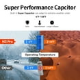 thumbnail image 5 of DDPAI Mola N3 Pro cámara de salpicadero cámara de conducción de vehículo Wifi conexión inteligente grabadora de coche 2,5 K cámara de salpicadero DVR de coche, 5 of 5