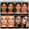 thumbnail image 2 of 12-Shade Concealer & Blush Cream Palette in Iron Box - Multi-Purpose Makeup Kit for Blemish Coverage, Dark Circle Concealing & Natural Cheek Color, Highly Pigmented Blendable Formulation, Size, 2 of 4