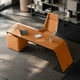 thumbnail image 4 of Designer Light Luxury Office Desk Boss Vanity Light Luxury Boss Computer Desks Organizer Home Mesa Escritorio Office Furniture My Lux Decor Round, 4 of 34
