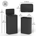 thumbnail image 3 of HOMCOM Sensor Garbage Can with Soft-Close Lid, 12 Gallon Sensor Trash Can, 3 of 10