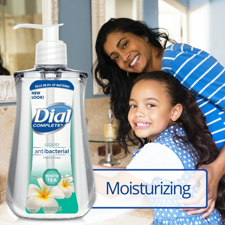 Dial Antibacterial Liquid Hand Soap White Tea 9.375 Ounce
