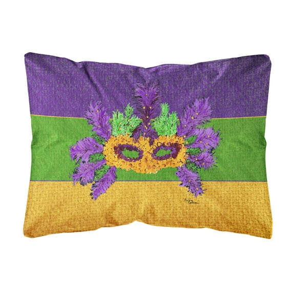 Mardi Gras Canvas Fabric Decorative Pillow