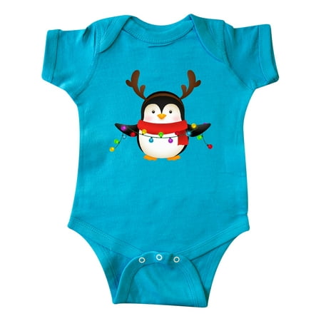 

Inktastic Penguin Xmas Gift Baby Boy or Baby Girl Bodysuit