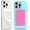 Neon Pink+Transparent, variant on 2 Pack Suction Cup Phone Case Mount Double-Sided, Hands-Free Grip Holder for and Android, Sticky Phone Stand for Selfies and Videos, +Transparent
