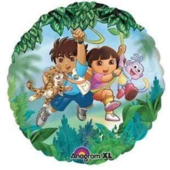 18 DIEGO, DORA, and BOOTS Balloon  Party Supplies Decorations Foil Mylar Balloon