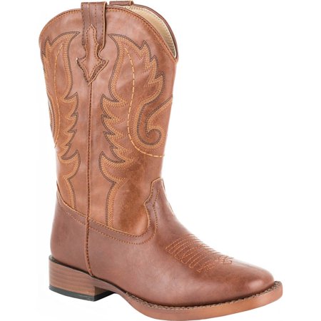 

Roper Kids Boys Texson Square Toe Casual Boots Mid Calf