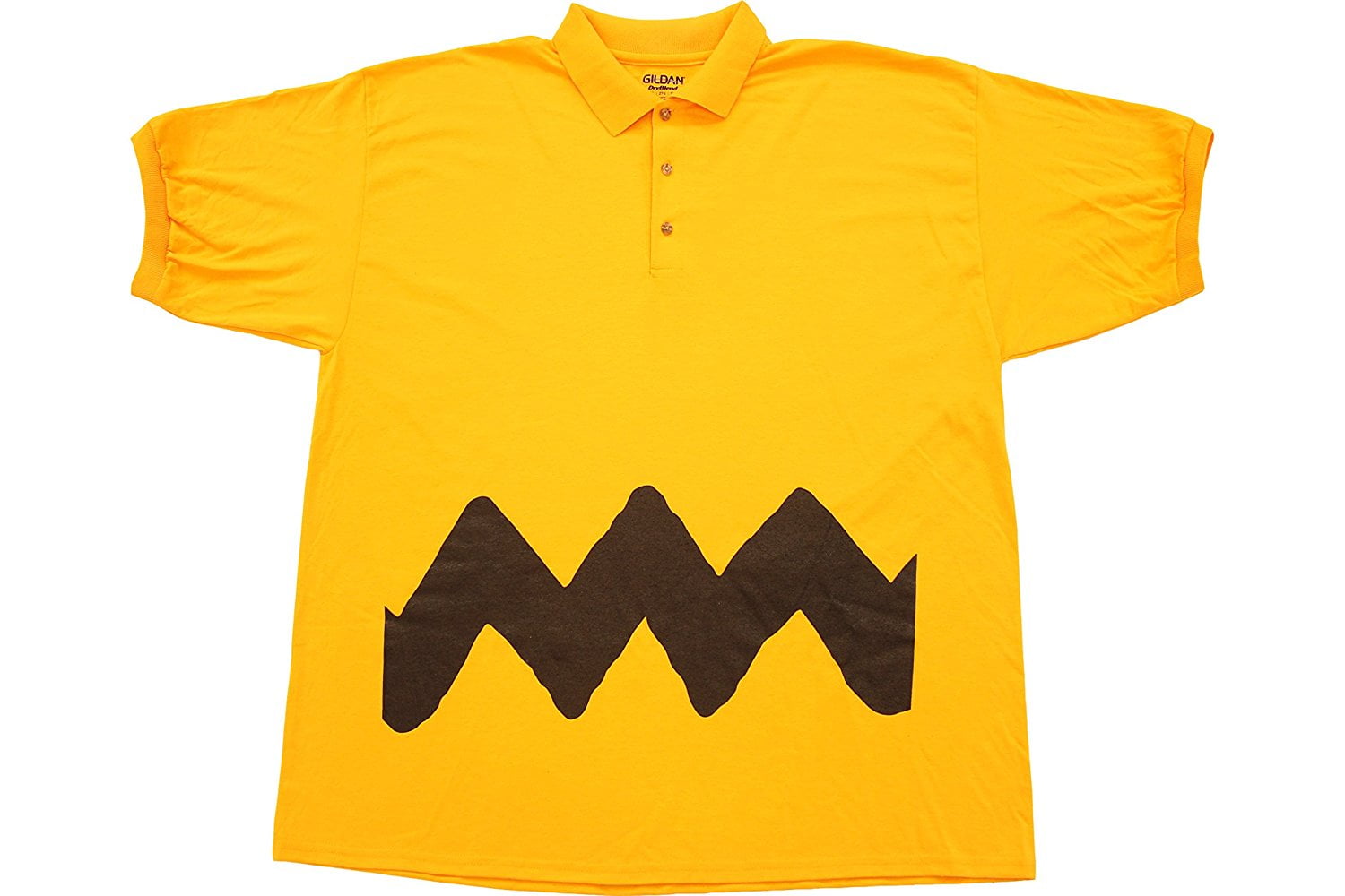 Peanuts Charlie Brown Polo Button Up Costume T-Shirt 