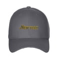 thumbnail image 2 of Daxton USA States Classic Structured Golf Dad Hat Cap, Charcoal Hat New York, 2 of 4