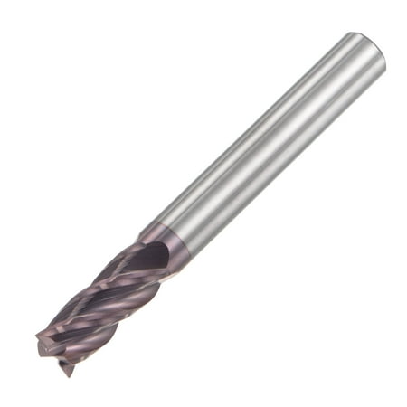 

Uxcell 6mm Dia 6mm Shank HRC55 Carbide AlTiN Coated 4 Flute Square Nose End Mill