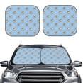 thumbnail image 2 of Fotbe Cute Cartoon Corgi 2-Piece Car Windshield Sun Shade | Sun Blocker for Car Windshield | Foldable Automotive Interior Accessories for Sun Protection-Large, 2 of 6