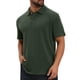 thumbnail image 4 of CAMISA POLO DE NEGOCIOS DE MANGA CORTA CON BOTONES Y COLLAR PARA HOMBRE EN TEXTURA JACQUARD XL VERDE, 4 of 6