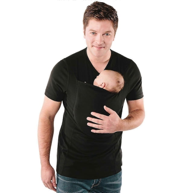 Men's Kangaroo Dad T-shirts Baby Carrier T-shirt-ccba