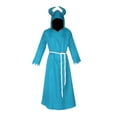 thumbnail image 2 of Cape Robe avec Capuche Diable Halloween Cosplay Costume pour Carnaval Mascarade Bleu TG, 2 of 10