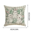 thumbnail image 3 of XGFHYJEH Easter Decoration, Easter Decorations for the Home, Easter Decor, Border New Easter Pillow Set Printed Cushion Living Room Decoration Sofa Pillow Cushion, 3 of 5
