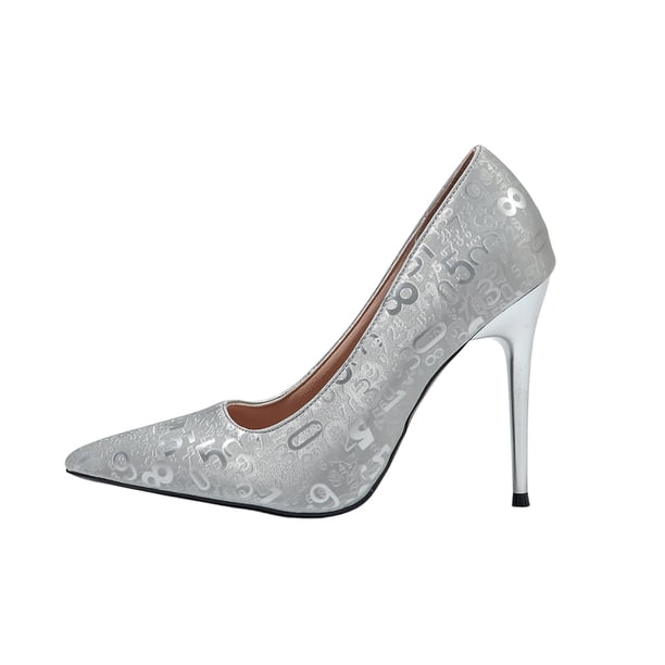 Zapatos Suaves para las Mujeres Cómodos Tacones Bajos Puntiagudos, Tacones Puntiagudos para las Mujeres Zapatos de Fiesta en Relieve