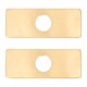 thumbnail image 1 of GOOHOCHY 2 piezas de cubierta de grifo de grifo placa de acero inoxidable placa de cocina cubierta de boquilla accesorio de baño, 1 of 7