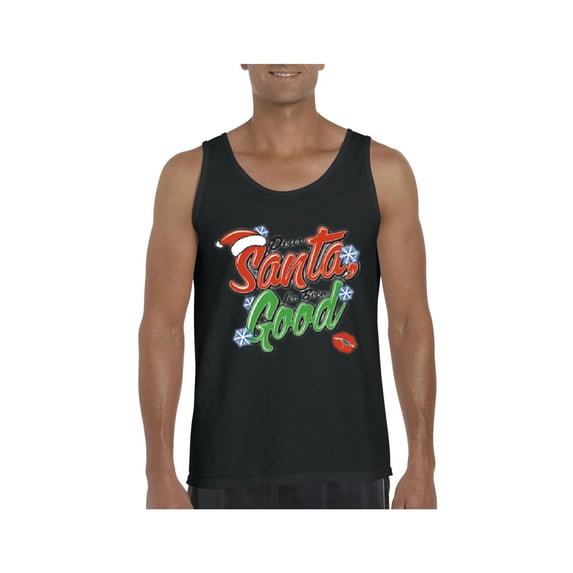 MmF - Men's Tank Top for Men, up to Men Size 3XL - Christmas Dear Santa
