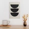thumbnail image 2 of Soscooter Boho Neutral Abstract Wall Art, Canvas Prints Paintings Artwork,Brown Beige eometric Pictures for Living Room Hallway Bedroom Office,16x24 Inch, 2 of 8