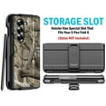 thumbnail image 5 of Case and Belt Clip Combo for Samsung Galaxy Z Fold 6, Nakedcellphone Cover and Hip Holster Holder [Rotate, Stand, S-Pen Slot] for Z Fold6 Phone (SM-F956U, 2024) - Bush Camo, 5 of 10