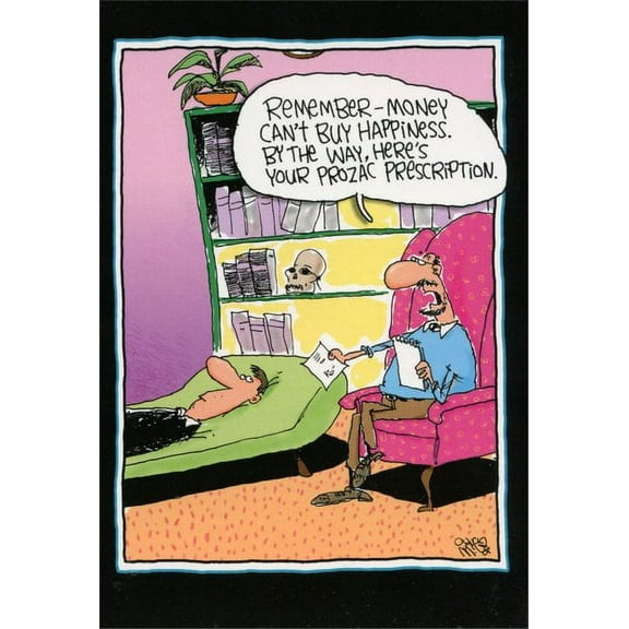Nobleworks Therapist Prescription Funny / Humorous McCoy Bros Birthday Card