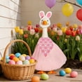 thumbnail image 3 of Easter Goose Outfit Pretty Adorable Charming Festive Dress and Hat Set for 23 Inch Goose Statue Polyester Costume Patio Garden Decoration Spring Holiday Porch Goose Accessories, 3 of 7