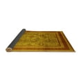 thumbnail image 2 of Ahgly Company Indoor Round Oriental Yellow Industrial Area Rugs, 6' Round, 2 of 4