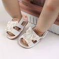 thumbnail image 3 of AKAFMK Sandals on Clearance, Kids Sandals, Toddler Sandals, Toddler Baby Girls Boys Baby Shoes Soft Sole Non-slip Baby Toddler Sandals, White, 12-15 Months, 3 of 7