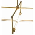 thumbnail image 3 of Meyda 175682 32 in. Pronograde Semi-Flushmount, Satin Brass, 3 of 7