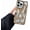 Gold, variant on Electroplated Hollow Heat Dissipation Flame Pattern Phone Case for iPhone (Black,iPhone 14)
