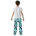 thumbnail image 5 of FORMRS Kids Pajama Pants with Pockets Size 11-12Y Boys Lounge Sleep Bottoms, Blue Geometric Pattern, 5 of 8