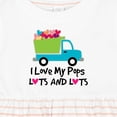thumbnail image 4 of Inktastic I Love My Pops Girls Baby Dress, 4 of 5