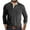 Dark Gray, variant on Mens Long Sleeve Polo Shirt With Pocket Classic Color Block Stretchy Undershirt Casual Daily Office Polo Shirt