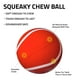 thumbnail image 2 of Pelota masticable Playology Squeaky para perros pequeños de hasta 25 libras, paquete de 3, 2 of 3