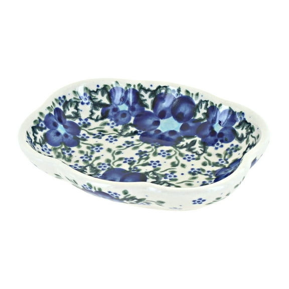 Blue Rose Polish Pottery Melanie Soap Dish