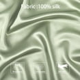 thumbnail image 3 of Unique Bargains Mulberry Silk Pillowcase 25 Momme 1Pc Olive Green Queen, 3 of 8