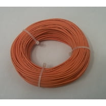 22 AWG tinned copper stranded hook up wire, 100 feet per Orange UL1007