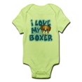 thumbnail image 1 of CafePress - I Love My Boxer Infant Bodysuit - Baby Light Bodysuit, 1 of 1