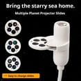thumbnail image 4 of MYUNNIL 2-in-1 Galaxy Projector Night Light, Plug-and-Play HD Mini USB Starry Projector with 360° Adjustable Design, Creative Portable Soft Night Light for Bedroom Car Home Decor, (10 Sliding Films), 4 of 9