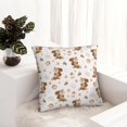 thumbnail image 6 of Yiaed Fall Squirrel Print Pillow Covers Super Soft Decorative Square Throw Pillow Covers Case Cushion Covers for Sofa Couch Bedroom Car Decor（No pillow core）-20"x20", 6 of 7