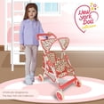 thumbnail image 3 of The New York Doll Collection Double Baby Doll Stroller Floral, 3 of 5